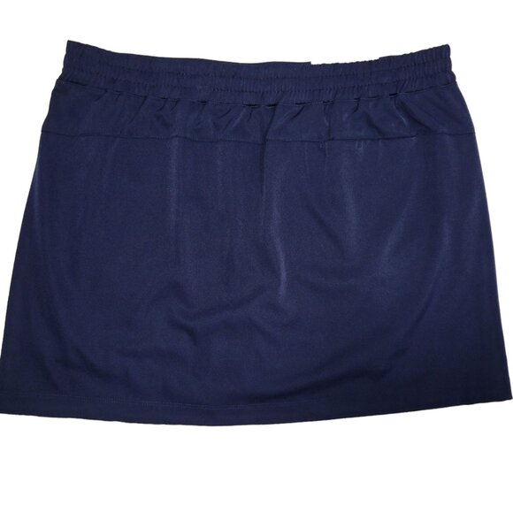 Lady Hagen Golf Skort Womens Size XXL Tummy Control Pull On Skirt Navy Blue NEW - Picture 9 of 12